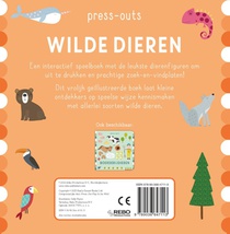 Press-outs - Wilde dieren achterzijde