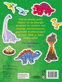 Dinosauriërs Stickerwereld achterzijde