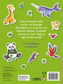 Dieren - Stickerwereld achterzijde