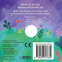 Kleine Uil - Vingerpopboek achterzijde