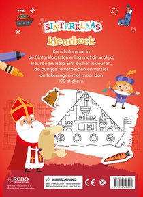 Sinterklaas kleurboek achterzijde