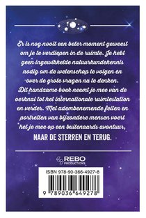 Het kleine zakboek de ruimte achterzijde
