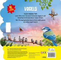 Vogels - 10-geluidenboek achterzijde