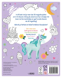 Magische unicorns kleuren! - Kleurmania achterzijde