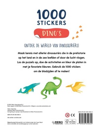 Dino's - 1000 stickers achterzijde