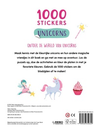Unicorns & friends - 1000 stickers achterzijde