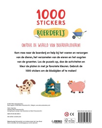 Boerderij - 1000 stickers achterzijde