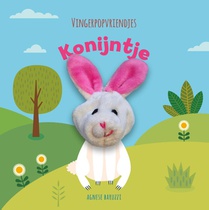 Konijntje - Vingerpopvriendjes achterzijde