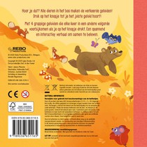 In het bos - Zoek het geluid achterzijde