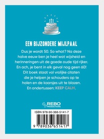 Keep calm you're only 50 achterzijde