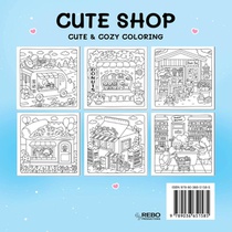 Cute shop - Cute & cozy coloring achterzijde