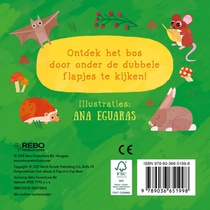 Het bos - Mijn eerste flapjesboek achterzijde