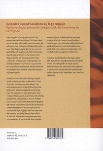 Evidence-based handelen bij lage rugpijn achterzijde
