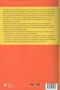 Autonomie-gehechtheidsschaal (AGS 30) - handleiding achterzijde