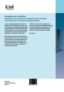 Werkboek voor kinderen en jongeren bij de methode traumagerichte cognitieve gedragstherapie achterzijde