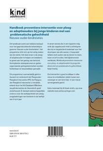 Handboek preventieve interventie voor pleeg- en adoptieouders bij jonge kinderen met een problematische gehechtheid achterzijde