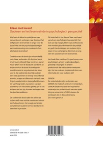Klaar met leven? achterzijde