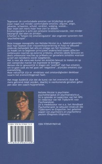 Emotieregulatie als basis van het menselijk bestaan achterzijde