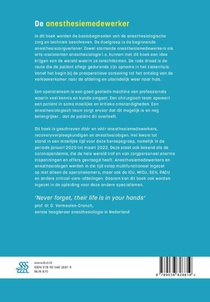 De anesthesiemedewerker achterzijde