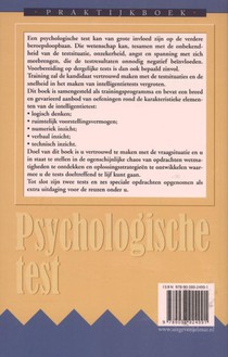 Praktijkboek psychologische test achterzijde