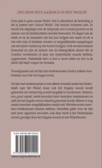 Reiswoordenboek Nederlands-Wolof achterzijde