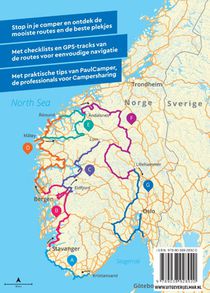 Campergids Zuid-Noorwegen achterzijde
