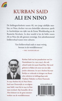 Ali en Nino achterzijde