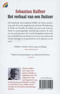 Het verhaal van een Duitser 1914-1933 achterzijde