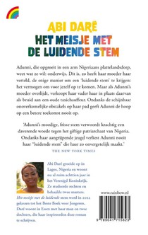 Het meisje met de luidende stem achterzijde