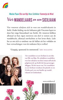 Vier wandelaars en een Siciliaan achterzijde