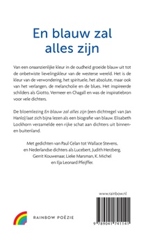 En blauw zal alles zijn achterzijde