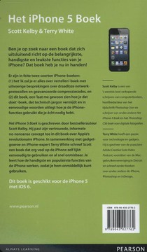 Het iPhone 5 boek achterzijde