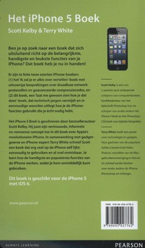 Het iPhone 5 boek achterzijde