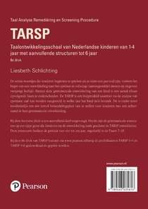 TARSP - Taal Analyse Remediëring en Screening Procedure achterzijde
