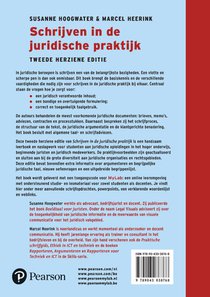 Schrijven in de juridische praktijk, 2e herziene editie met MyLab NL toegangscode achterzijde