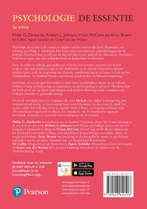 Psychologie, de essentie, 5e editie met MyLab NL achterzijde