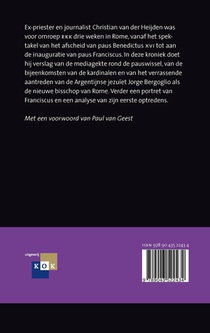 Paus Franciscus achterzijde