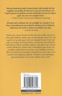 Meer door minder achterzijde