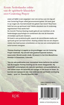 Leven uit liefde achterzijde