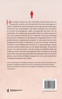 Religieus leiderschap in post-christelijk Nederland achterzijde