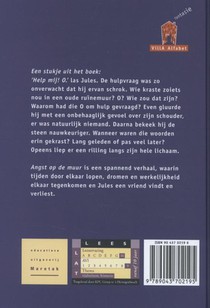 Angst op de muur achterzijde
