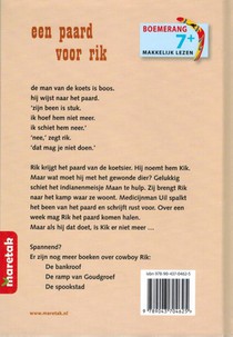 Een paard voor Rik achterzijde