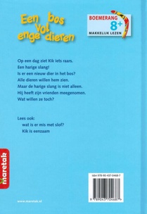 Een bos vol enge dieren achterzijde