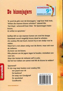 De bizonjagers achterzijde