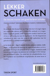 3 vooruitdenken/ plannen maken/ verdedigen achterzijde