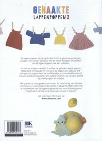 Gehaakte lappenpoppen achterzijde