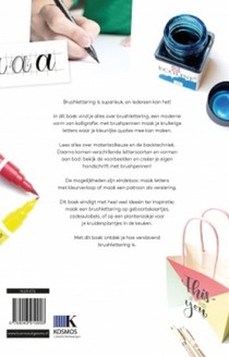 Kleur! Brushlettering voor iedereen achterzijde