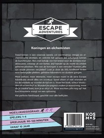 Escape adventures: Koningen en Alchemisten achterzijde