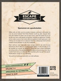 Escape adventures: Sjamanen en spookstadjes achterzijde