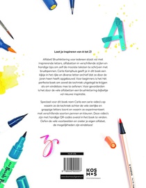 Alfabet! Brushlettering voor iedereen achterzijde